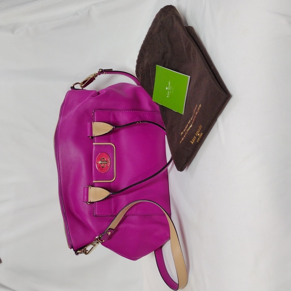 Kate Spade Janie Hampton Bajarose  Satchel Crossbody